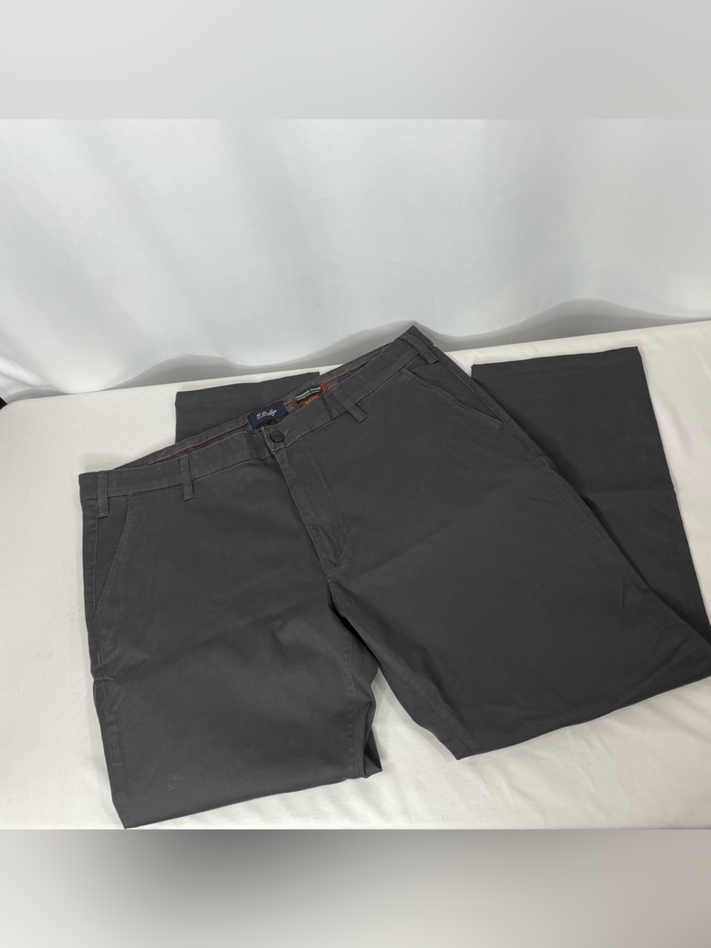 34 Heritage Charisma Chino Pants Men 44 Gray Stretch Tencel 30” Inseam